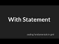 With Statement GameMaker Studio 2