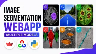 Multi-Model Image Segmentation App using YOLO Streamlit Brain Tumor Roads Cracks More