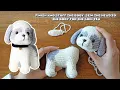 Finish And Stuff The Body Sew The Head And Tail To The Body For Crochet Shih Tzu