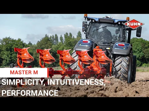 KUHN MASTER M mounted reversible plough: Simplicity, intuitiveness and performance