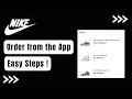 How to Order Nike App - How to Buy in Nike App