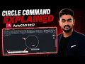 AutoCAD Beginner Course Circle Command Explained AutoCAD Tutorial