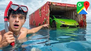 Exploring an Abandoned Shipping Container Lost at Sea!