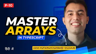 TypeScript Array Tutorial Initializing Accessing and Checking Length of an Array in Hindi