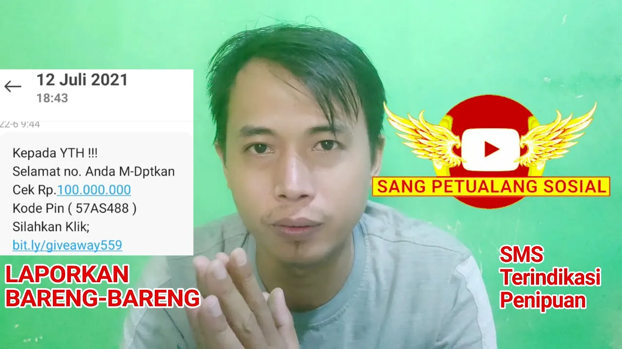 CARA MELAPORKAN SMS/TELP PENIPUAN