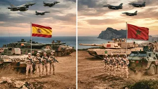 ESPAÑA vs MARRUECOS en Poder Militar.