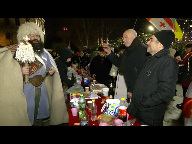 ახალი წელი რუსთაველზე