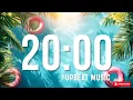 20 MINUTE SUMMER VIBES COUNTDOWN TIMER UPBEAT MUSIC STUDYING CLASSROOM TIMER CLEANING
