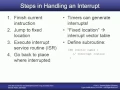 Lesson F - - interrupts