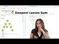 Deepest Leaves Sum LeetCode - Java