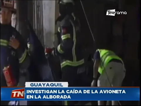 Investigan la caída de la avioneta en La Alborada