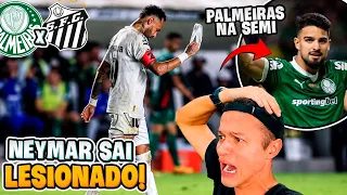 NEYMAR SAI CHORANDO NO CLÁSSICO!! PALMEIRAS AVANÇA PARA A SEMI DA COPA DO BRASIL!!