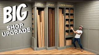 Woodshop Organization || Best Way to Store Plywood