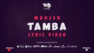 mbosso tamba lyric video 