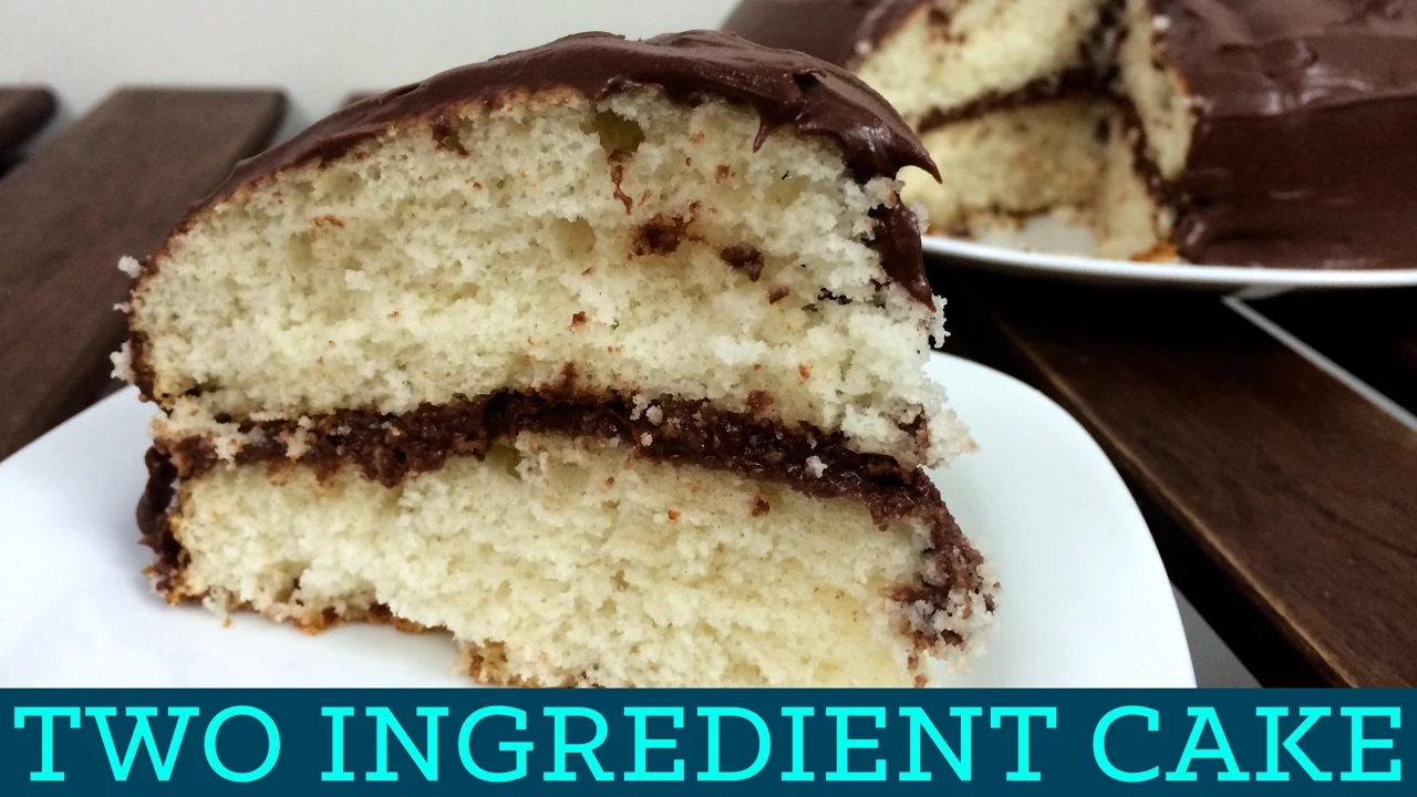 How To Make 2 Ingredient Cake! - Two Ingredient Takeover S01E06