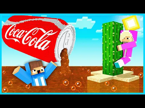 Video Thumbnail: MIPAN & ZUZUZU BERTAHAN HIDUP DARI BANJIR COCA COLA RAKSASA DI DUNIA MINECRAFT!