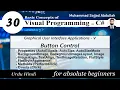 30 Button Control GUI-5 Visual Programming