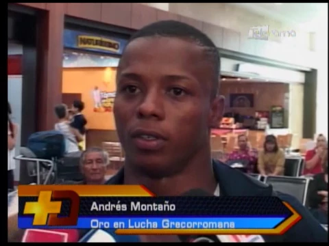 Arribó Andrés Montaño, campeón Panamericano de lucha Grecorromana