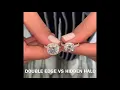 Hidden Halo VS Double Edge Halo Ring Comparison