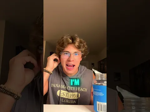 He Checked the Vitamin Label and Immediately PANICKED 😱💊