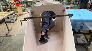 4 June 2024  Testing the hatch in the aft bulkhead
