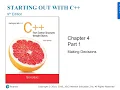 Chapter 4 Part 1 Making Decisions