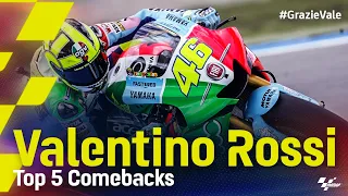  grazievale valentino rossis top 5 comebacks
