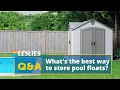 Q A What s the Best Way to Store Pool Floats Leslie s