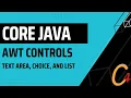 036 AWT Controls Text Area Choice and List