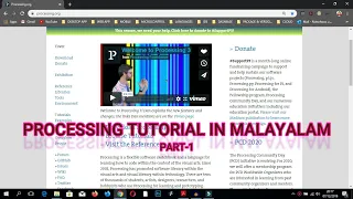 Processing programming language in Malayalam - Part 1