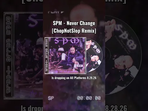8.28.26 | SPM’s classic Never Change: The Pain and Glory Album is coming back Chopped Not Slopped!