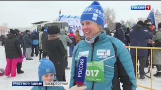1200 человек в этом году вышли на старт Рождественского полумарафона