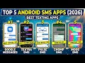 Top 5 SMS Apps for Android in 2026 Best Texting Apps You Must Try