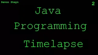 Java Programming Time Lapse Avoid The Comet