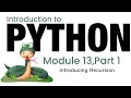 Python - Module 13