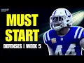 5 Must Stream Defenses for 2025 Fantasy Football Week 5