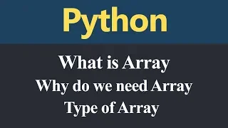 Array in Python Hindi