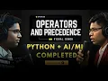 Python Operators Explained with Practical Examples AI Machine Learning Series EP-05