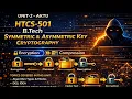 HTCS-501 Unit-2 Symmetric Asymmetric Key Cryptography Data Encryption Compression