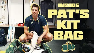 Take a look inside Pat Cummins' kit bag 👀