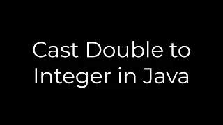 Java Cast Double to Integer in Java 5solution