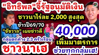 คืบหน้าเงินชาวนา รัฐบาลอนุมัติเยียวยาเกษตรกร จี้รัฐกลางสภาฯ ไร่ละ 1,000-2,000 บาทได้วันไหนเมื่อไหร่!
