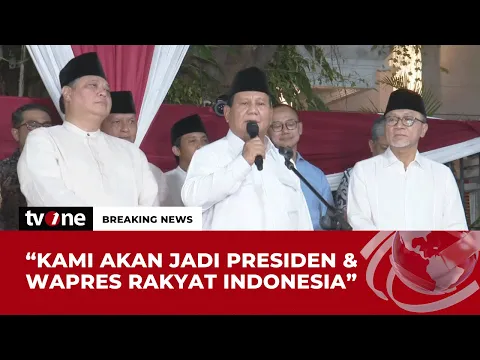 Prabowo Tanggapi Penetapan Hasil Pemilu 2024