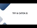 JavaScript try catch Explained Error Handling Made Easy Beginner Friendly