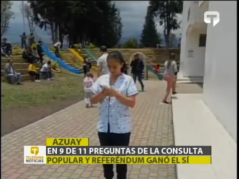 En 9 de 11 preguntas de la consulta popular y referéndum ganó el sí