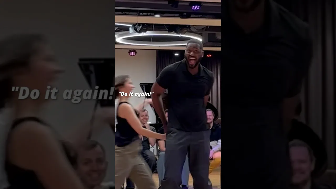 Genius 🧠🤣 #improv #westcoastswing