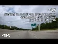 I-45 Houston TX to Huntsville TX - North Freeway 4K
