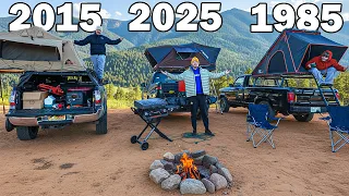 1985 VS 2025 Winter Truck Camping!