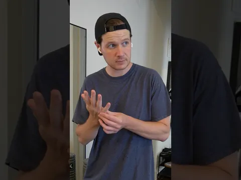 Guy at gym who maybe sprained his pinky