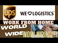 UPS IS HIRING NOW Work From Home Job